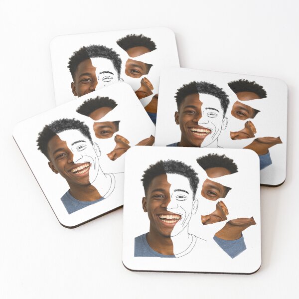 Item preview, Displaced Identity – Minimalist Hybrid Portrait by Jackes Rosean designed and sold by jackesrosean75.