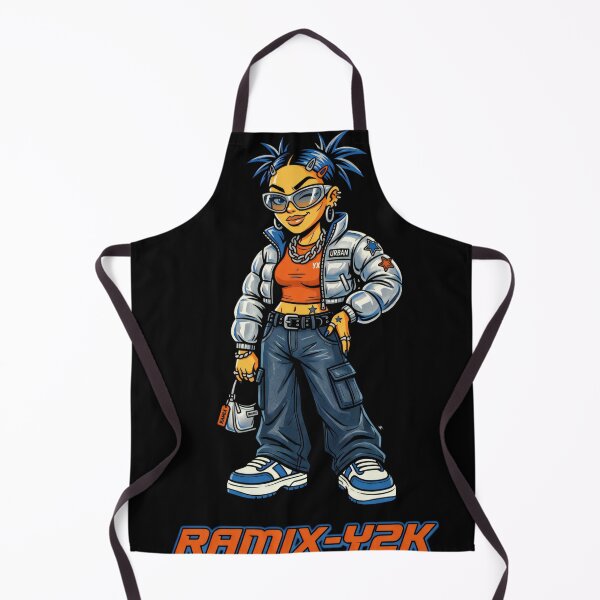 Item preview, RAMIX Y2K Cyber Puffer Girl - 2000s Streetwear designed and sold by RAMIX-Y2K.