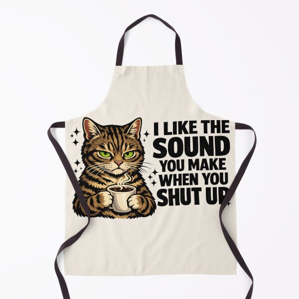 Item preview, Funny Grumpy Cat Drinking Coffee - I Like The Sound You Make When You Shut Up designed and sold by legendaryskins.