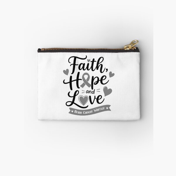 Item preview, Faith Hope Love Brain Cancer Warrior designed and sold by teeperfect.