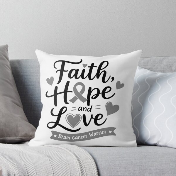 Item preview, Faith Hope Love Brain Cancer Warrior designed and sold by teeperfect.