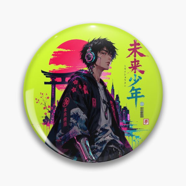Artikelvorschau, Neon Soul – Mirai Shōnen | Cyberpunk Future Boy entworfen und verkauft von Cavalier-org.