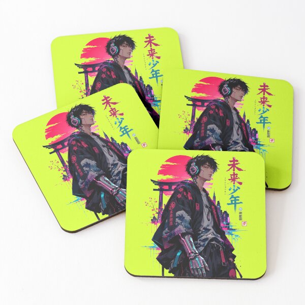 Item preview, Neon Soul – Mirai Shōnen | Cyberpunk Future Boy designed and sold by Cavalier-org.