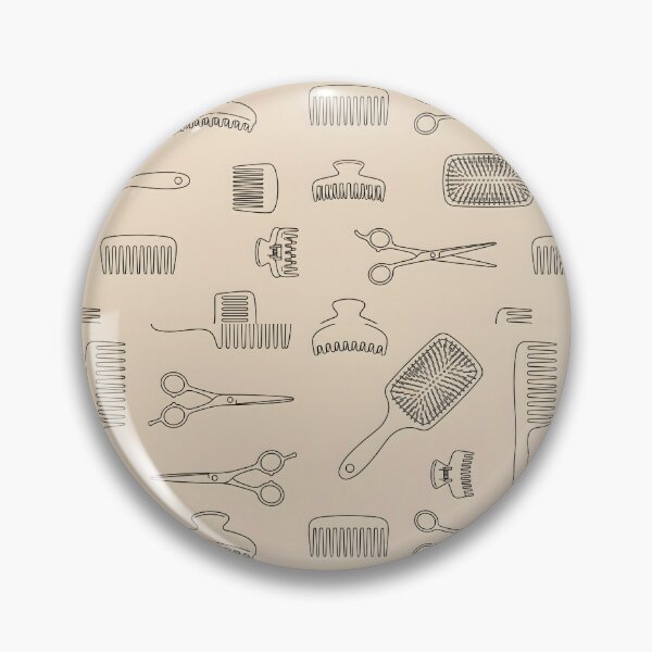 Item preview, Hair Stylist Barber Tools Seamless Pattern designed and sold by SplashTastic.