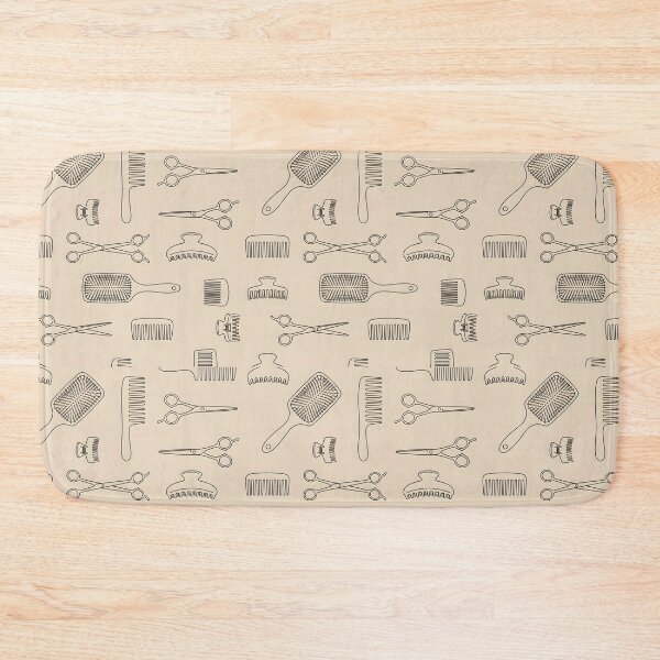 Item preview, Hair Stylist Barber Tools Seamless Pattern designed and sold by SplashTastic.