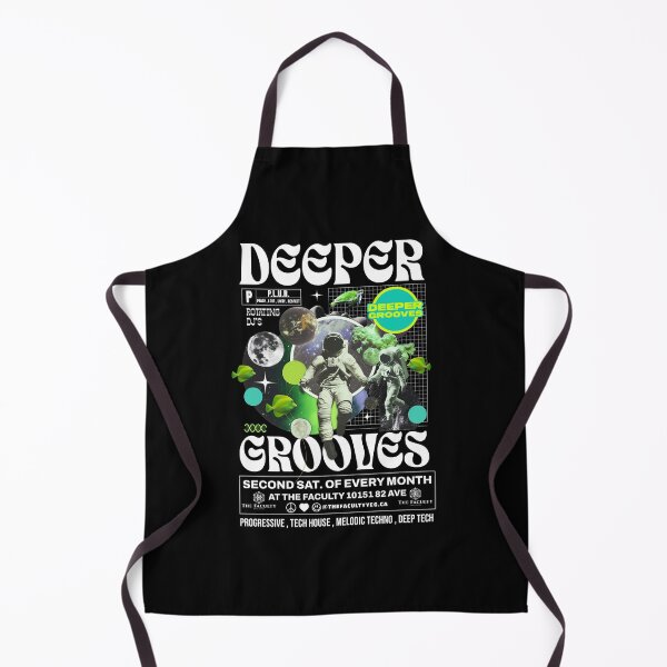 Item preview, DEEPER GROOVES - Zero G Life (White) designed and sold by Discothreadz.