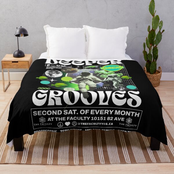 Item preview, DEEPER GROOVES - Zero G Life (White) designed and sold by Discothreadz.