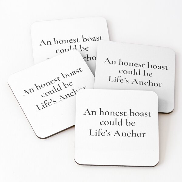 Item preview, Anchoring Boast designed and sold by The WordCatcher Street.