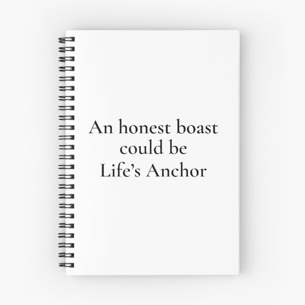 Item preview, Anchoring Boast designed and sold by The WordCatcher Street.