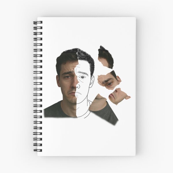 Item preview, Torn Reality – Minimalist Hybrid Portrait by Jackes Rosean designed and sold by jackesrosean75.