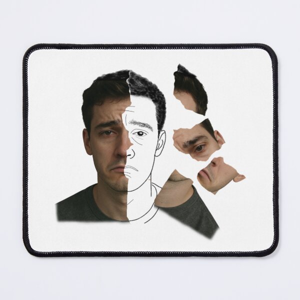 Item preview, Torn Reality – Minimalist Hybrid Portrait by Jackes Rosean designed and sold by jackesrosean75.