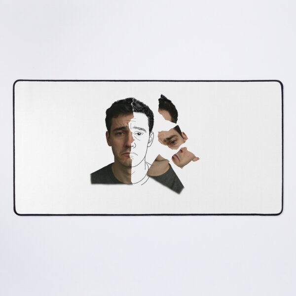Item preview, Torn Reality – Minimalist Hybrid Portrait by Jackes Rosean designed and sold by jackesrosean75.