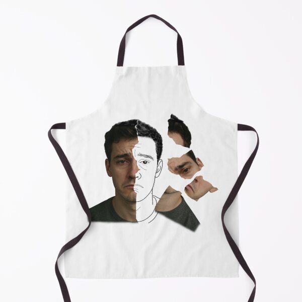 Item preview, Torn Reality – Minimalist Hybrid Portrait by Jackes Rosean designed and sold by jackesrosean75.