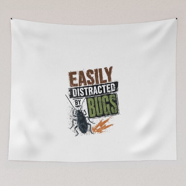 Item preview, Easily Distracted By Bugs Entomologist Bug Lover designed and sold by JonesFlora2025.