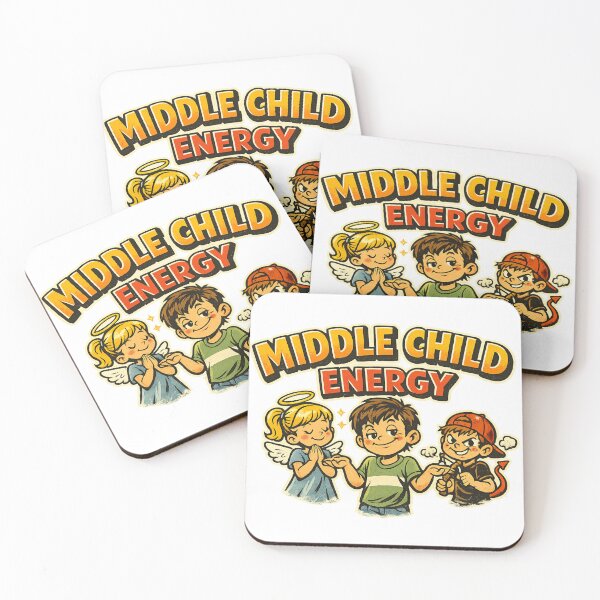 Item preview, Middle Child Energy Powered Up T-Shirt | Bold Sibling Attitude Apparel designed and sold by irfanshikh.