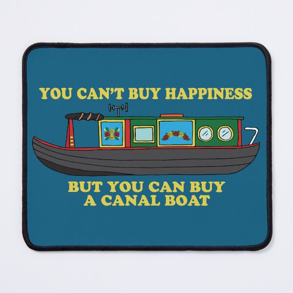 Item preview, Funny Canal Narrowboat Quote designed and sold by HotHibiscus.