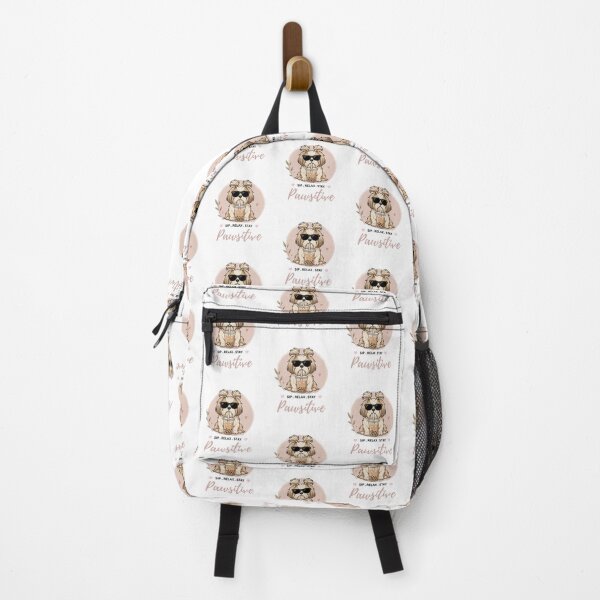 Item preview, Sip Relax Stay Pawsitive – Cute Shih Tzu Boba Tea Design designed and sold by PawsAndPallette .