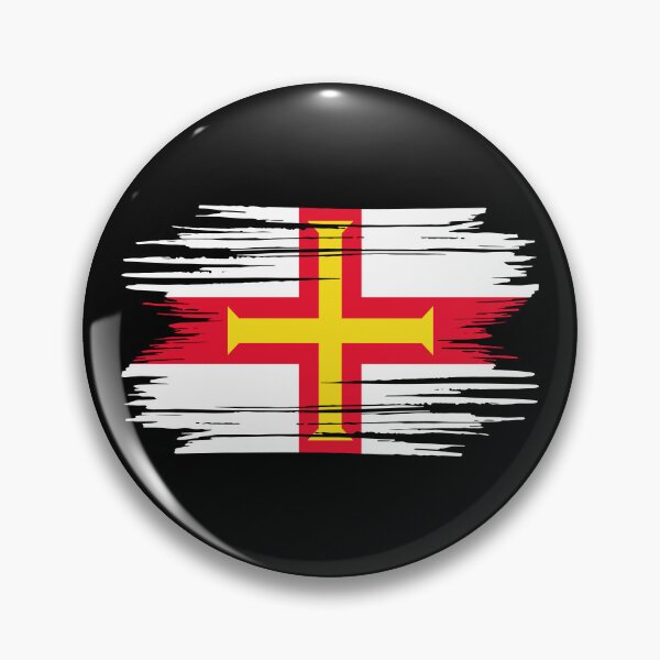 Item preview, Distressed Guernsey Flag GG designed and sold by shitpostee.