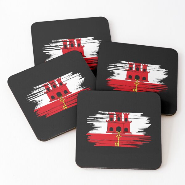 Item preview, Distressed Gibraltar Flag GI designed and sold by shitpostee.