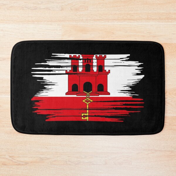 Item preview, Distressed Gibraltar Flag GI designed and sold by shitpostee.
