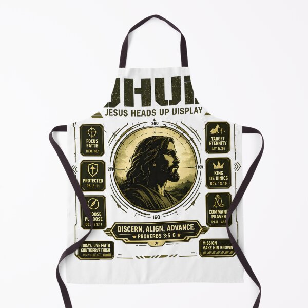 Item preview, JHUD – Jesus Heads Up Display | Tactical Christian Faith T-Shirt designed and sold by HenryJames, LLC.