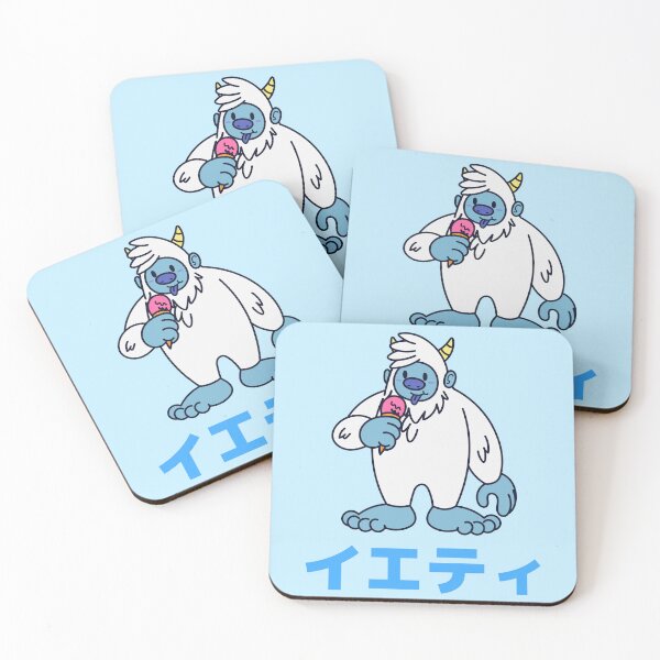 Item preview, Yeti Monster Likes Ice Cream Japanese designed and sold by DJCartoonDesigns.
