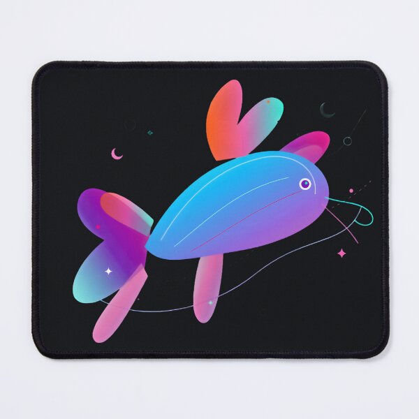Item preview, Cosmic Catfish Neon Celestial Space Fish Aesthetic designed and sold by MCV-Designs.