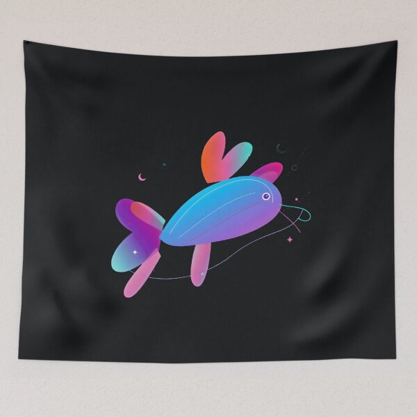 Item preview, Cosmic Catfish Neon Celestial Space Fish Aesthetic designed and sold by MCV-Designs.