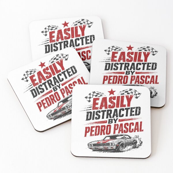 Item preview, Easily Distracted By Pedro Pascal Celebrity Fan designed and sold by JonesFlora2025.