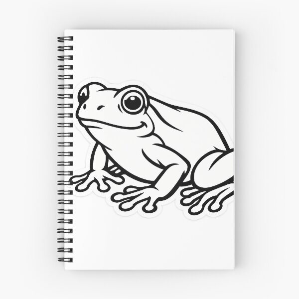 Artikelvorschau, Frosch Lineart entworfen und verkauft von Content Oase.