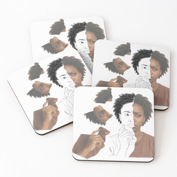 Item preview, Drawn Touch – Minimalist Hybrid Portrait by Jackes Rosean designed and sold by jackesrosean75.