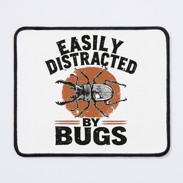 Item preview, Easily Distracted By Bugs Insect Lover Entomology Enthusiast designed and sold by JonesFlora2025.