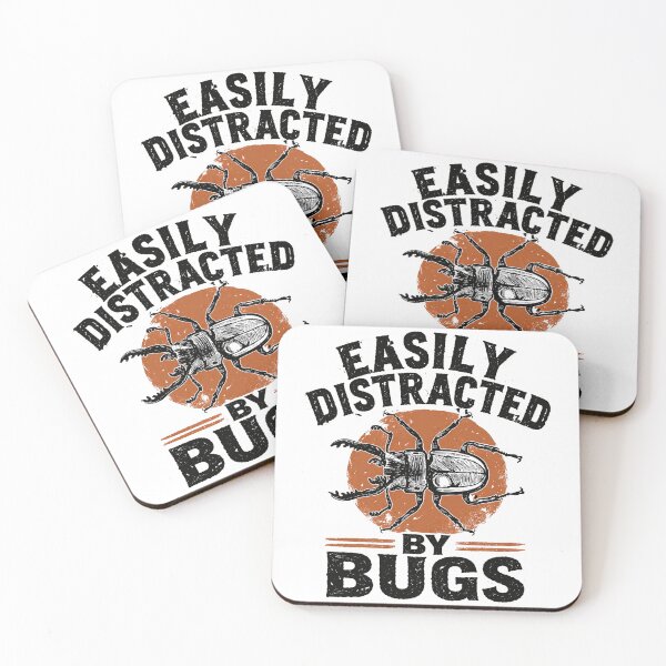 Item preview, Easily Distracted By Bugs Insect Lover Entomology Enthusiast designed and sold by JonesFlora2025.