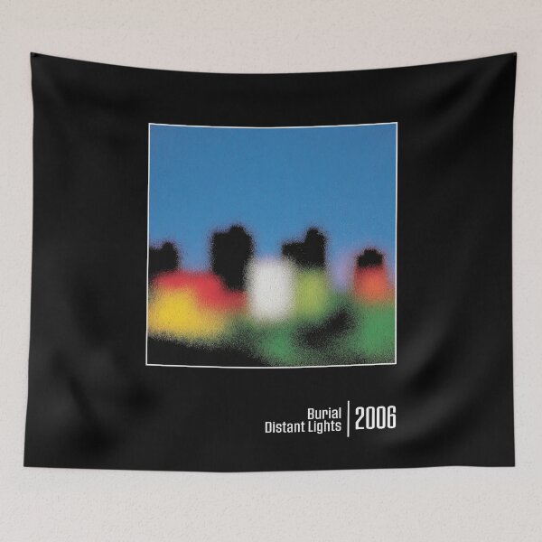 Item preview, Burial - Distant Lights   - Minimalist Graphic Artwork Design  designed and sold by Saudade--.