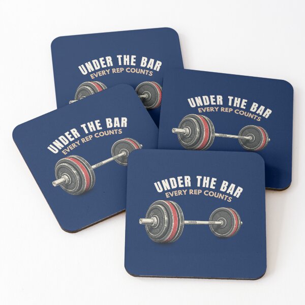 Item preview, Under The Bar Vintage Gym T-Shirt | Every Rep Counts Weightlifting Graphic Tee designed and sold by kripteeZ.