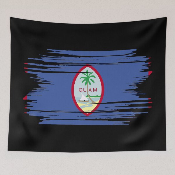 Item preview, Distressed Guam Flag GU designed and sold by shitpostee.