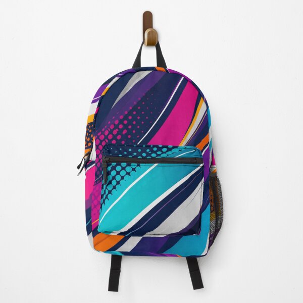 Item preview, Abstract Synthwave Motion Graphic | Vibrant Magenta Cyan Streetwear designed and sold by SnazzyStudio1 .