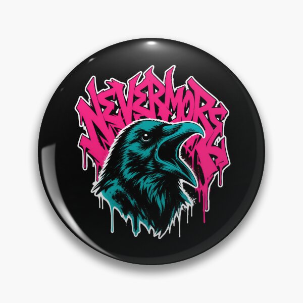 Item preview, Nevermore Raven: Neon Graffiti Cry designed and sold by Fenay Designs.