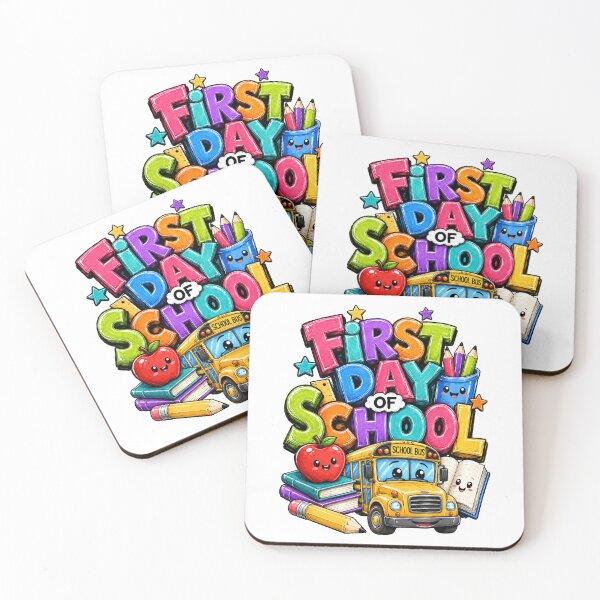 Item preview, Colorful First Day of School Bus designed and sold by Lombardino.