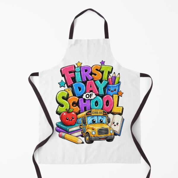 Item preview, Colorful First Day of School Bus designed and sold by Lombardino.