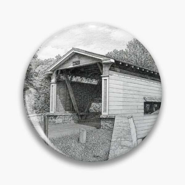 Item preview, Smith Covered Bridge over Brandywine Creek graphene designed and sold by gotucoveredart.