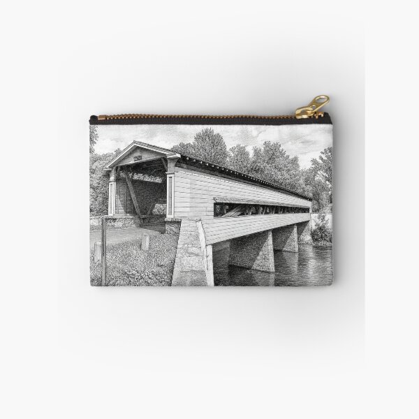 Item preview, Smith Covered Bridge over Brandywine Creek graphene designed and sold by gotucoveredart.