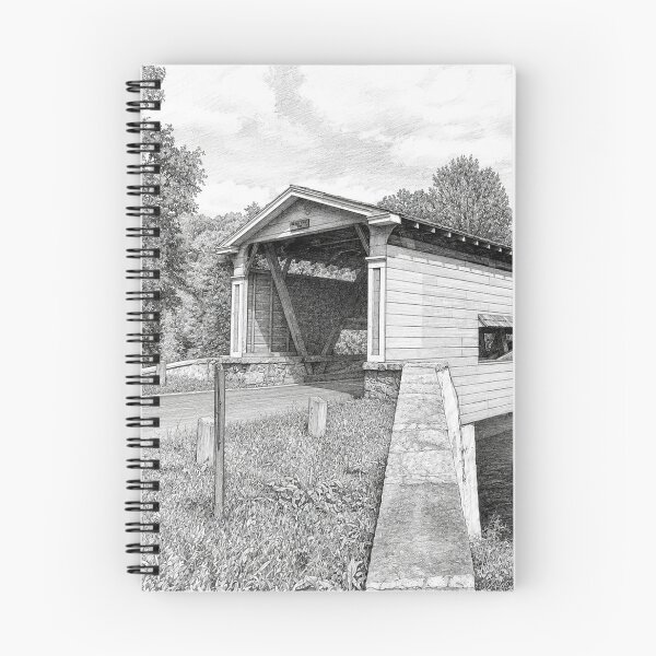 Item preview, Smith Covered Bridge over Brandywine Creek graphene designed and sold by gotucoveredart.