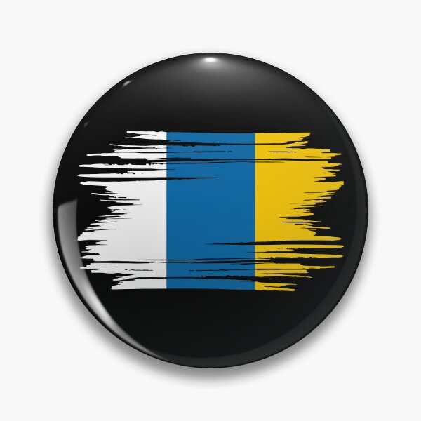 Item preview, Distressed Canary Islands Flag IC designed and sold by shitpostee.