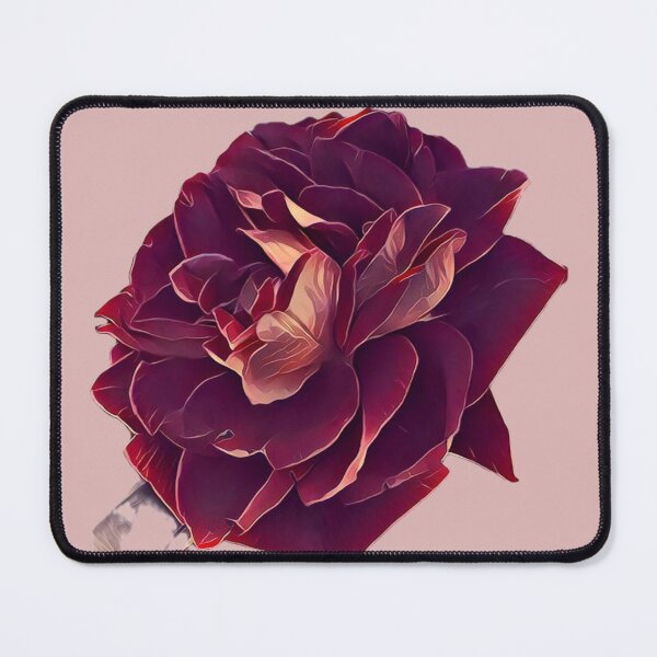 Item preview, Isolated Moody Dark Burgundy Rose Flower Graphic designed and sold by BalkanBloom.