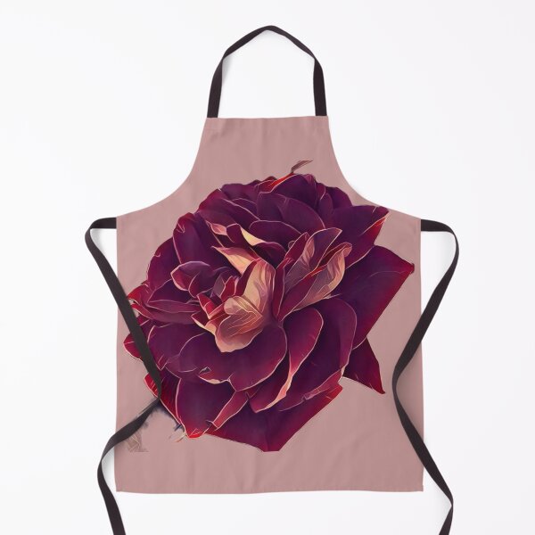 Item preview, Isolated Moody Dark Burgundy Rose Flower Graphic designed and sold by BalkanBloom.