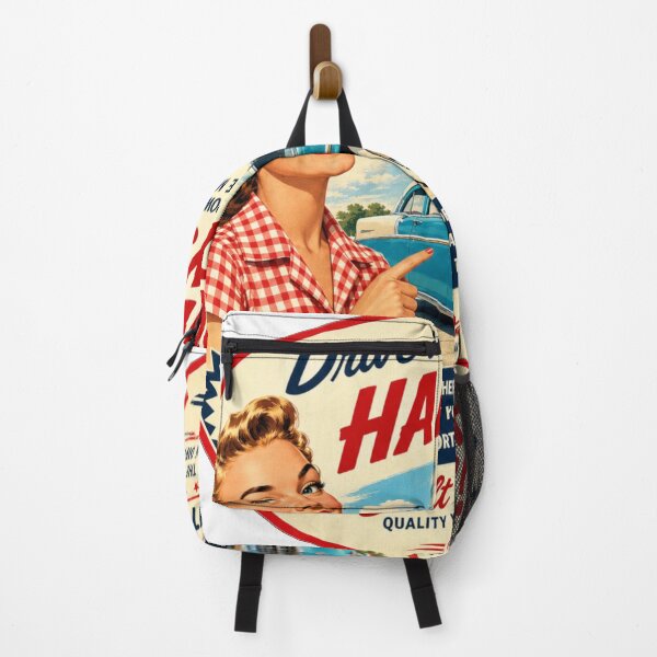 Item preview, Classic American retro car poster from the 1950s designed and sold by Normandy Road Heritage.