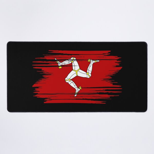 Item preview, Distressed Isle Of Man Flag IM designed and sold by shitpostee.