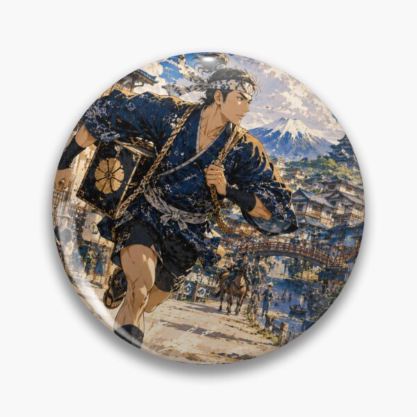 Item preview, Edo Express Messenger in Full Sprint – Modern Japanese Art designed and sold by Fumi723.