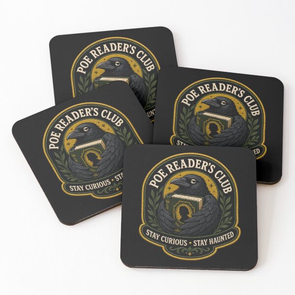 Item preview, Poe Reader's Club: Stay Curious, Stay Haunted designed and sold by Fenay Designs.